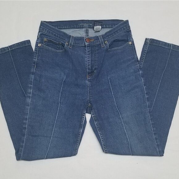 VINTAGE Liz Claiborne Hepburn Pleated Cropped Jean - Picture 4 of 15